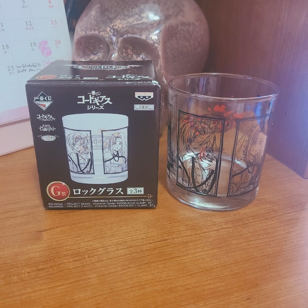 *3 for $30* Code Geass Character Glasses - Lelouch - CC - Kallen - Leila